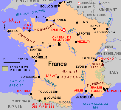 Map of France